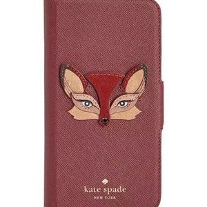Kate Spade Fox Appliqué IPhone 8 Plus/7 Plus Case